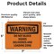 Signmission Do Not Block Doors Deliveries And Loading Zone OSHA Warning Sign, Vinyl Decal, 7in W x 5in L, 2PK OS-2PACK-WS-D-57-L-12046 - alternate 4